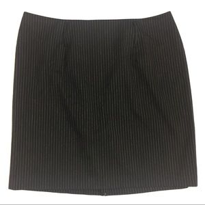 Lane Bryant black pin stripe pencil skirt